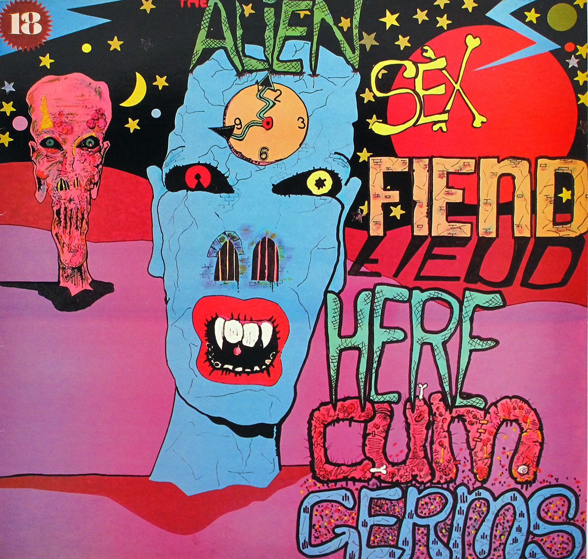 High Resolution Photo alien sex fiend here cum germs Vinyl Record